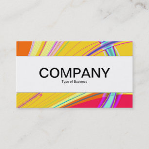 Centre Band  - Fractal Abstract 061012e Business Card