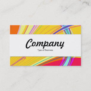 Centre Band  - Fractal Abstract 061012e Business Card