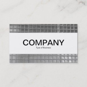 Centre Band - Glass Wall 01 - Black and White Business Card