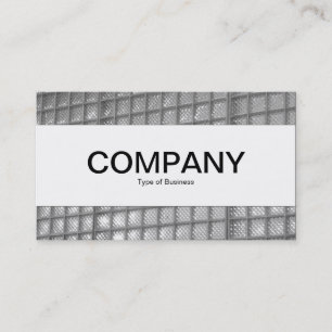 Centre Band  - Glass Wall 03 - Black and White Business Card