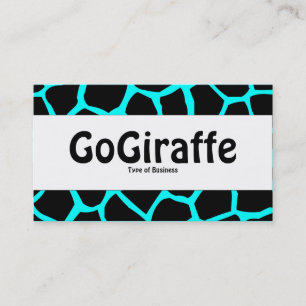 Centre Band - GoGiraffe - Cyan Business Card