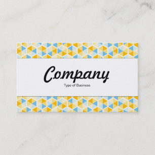 Centre Band  - Hexagon Pattern 03 Business Card