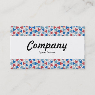 Centre Band  - Hexagon Pattern 05 Business Card