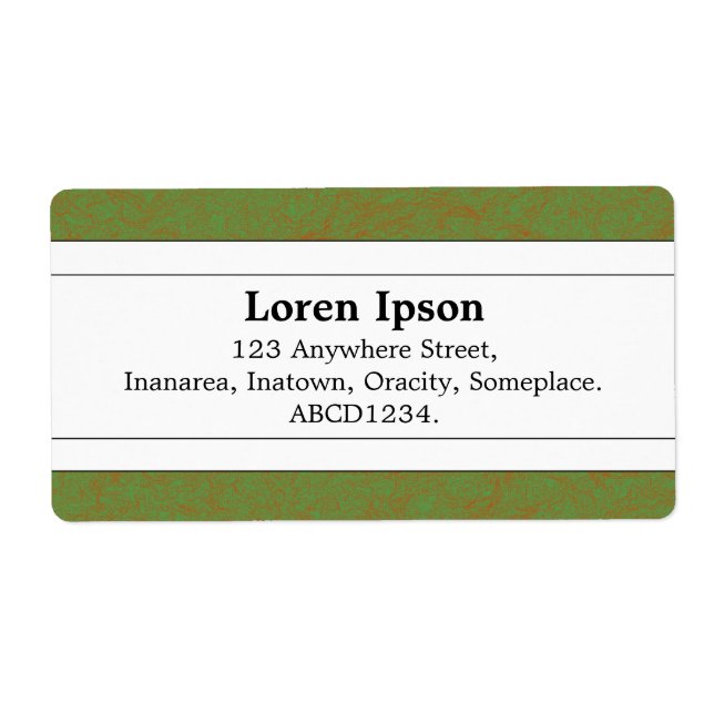 Centre Band II - Green Texture (Front)