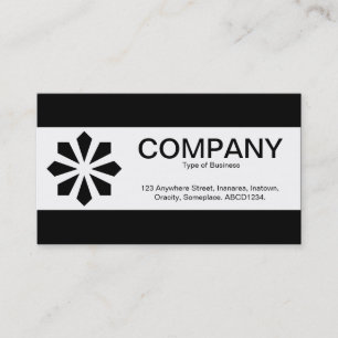 Centre Band (Logo) - Black Business Card