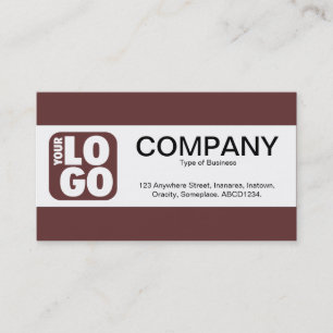 Centre Band (Logo) - Brown 663333 Business Card
