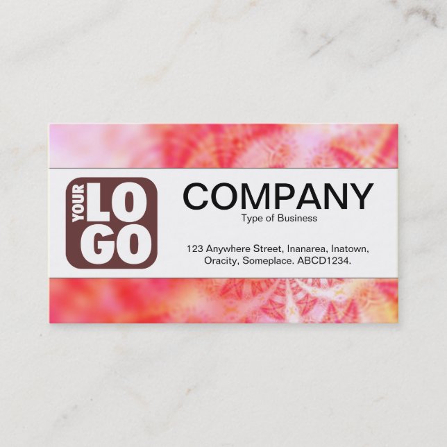 Centre Band (Logo) - Vortex of Time Abstract Business Card (Front)