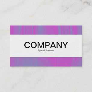 Centre Band  - Magenta and Blue Tex Business Card