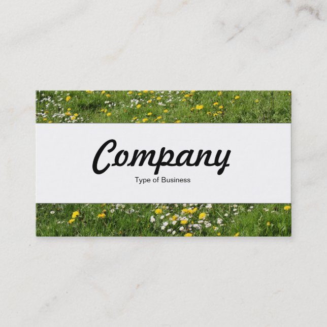 Centre Band  - Meadow Flowers Business Card (Front)
