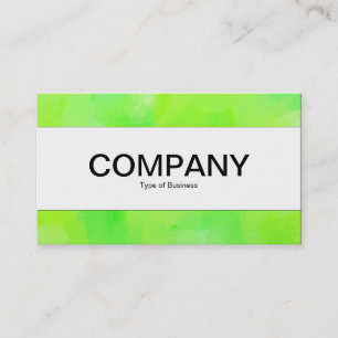 Centre Band - Painted Green II Business Card