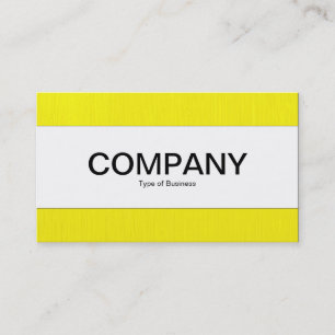 Centre Band  - Painted Yellow Business Card