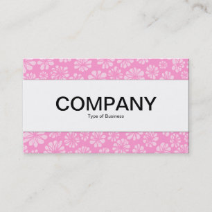Centre Band - Pink Floral Business Card