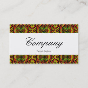 Centre Band - Script - Pattern Business Card