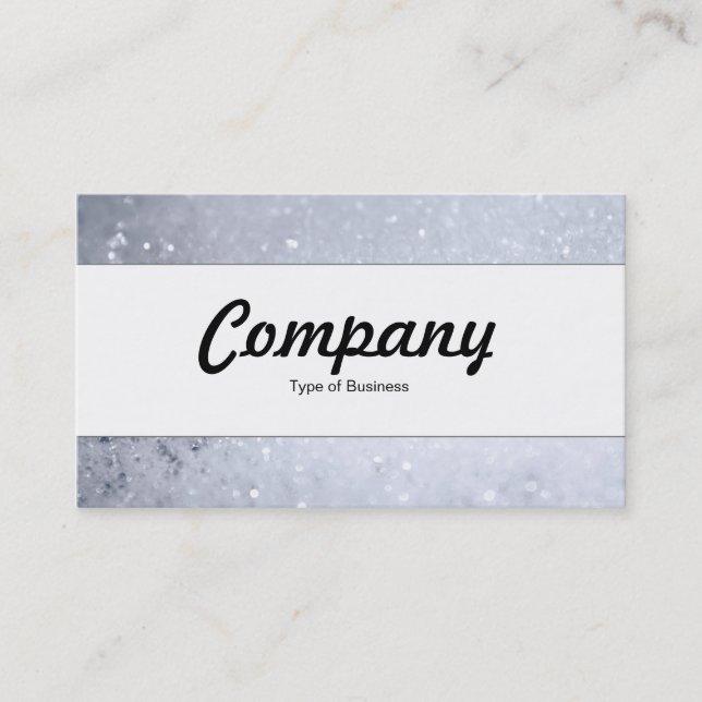 Centre Band  - Soap Bubbles Business Card (Front)