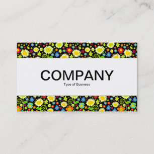 Centre Band  - Spring Flowers Business Card