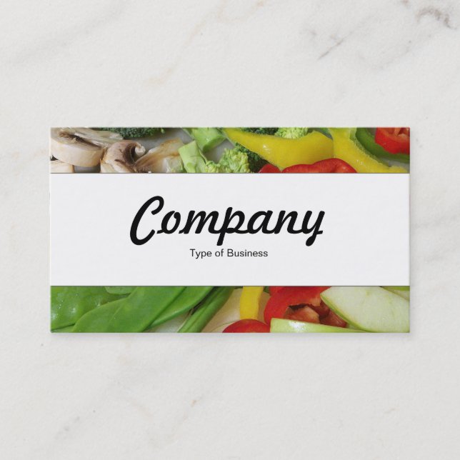 Centre Band  - Stir-fry Vegetables 02 Business Card (Front)