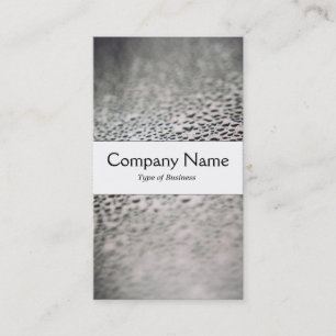 Centre Band - Water Droplets on Glass 02 Business Card