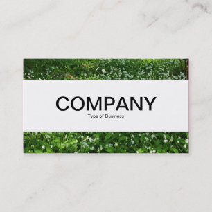 Centre Band  - Woodland Flowers Business Card
