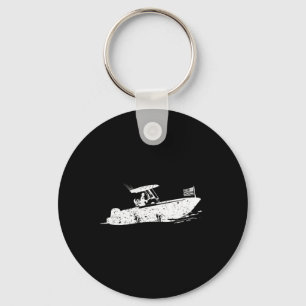 Centre Console Boat  Key Ring