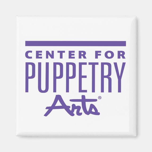 Centre for Puppetry Arts Magnet (White) (Front)