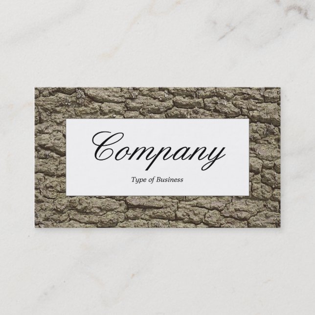 Centre Label - Bark 02 Business Card (Front)