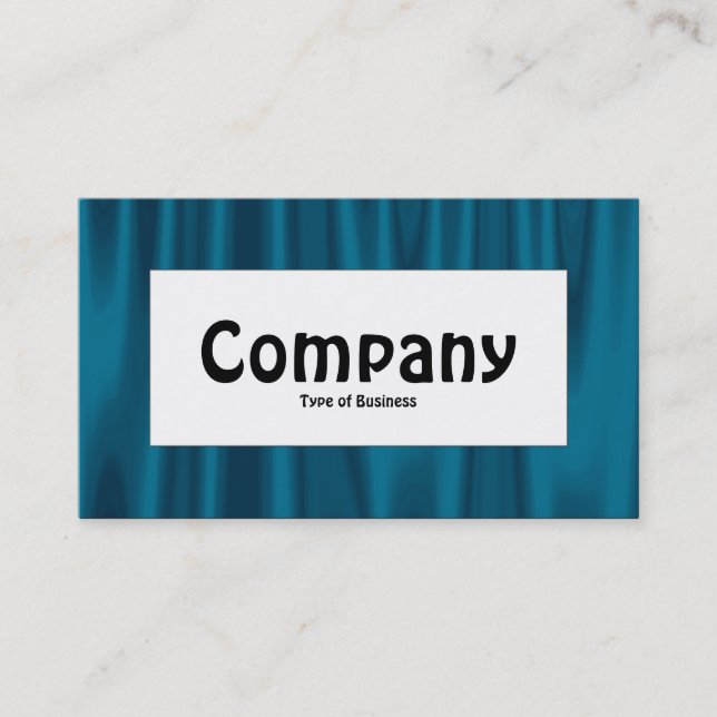 Centre Label - Drapery 01 Business Card (Front)