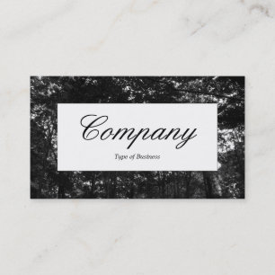 Centre Label - Forest Canopy Business Card