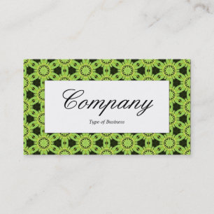 Centre Label - Green Leaf Terrazzo Business Card