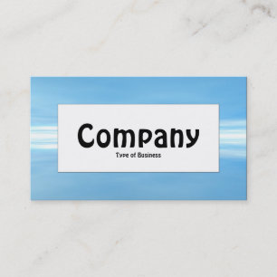 Centre Label - Reflections III Business Card