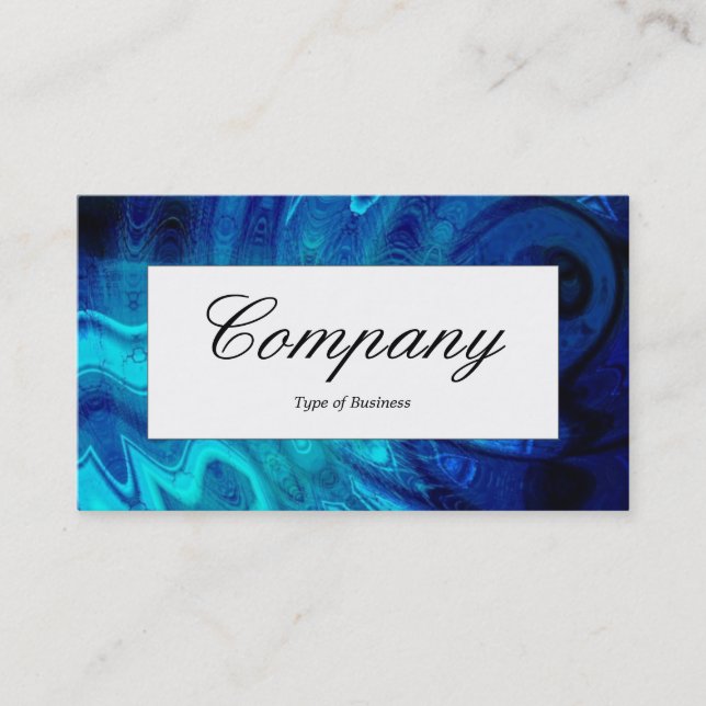 Centre Label - Roman Bath Business Card (Front)