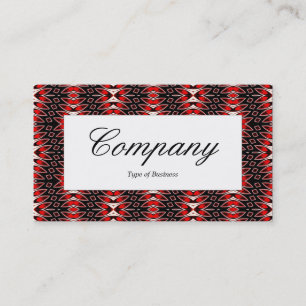 Centre Label - Ruby Flame Business Card