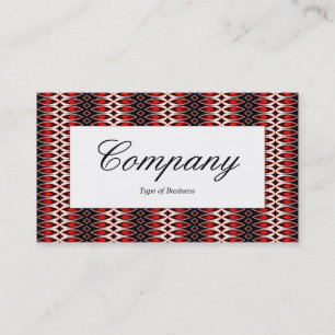 Centre Label - Ruby Flame II Business Card
