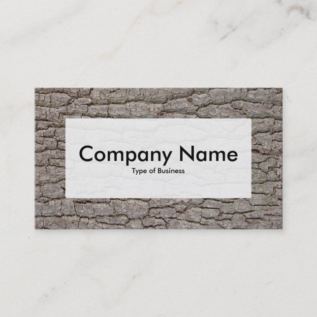 Centre Label v3 - Bark 01 Business Card (Front)