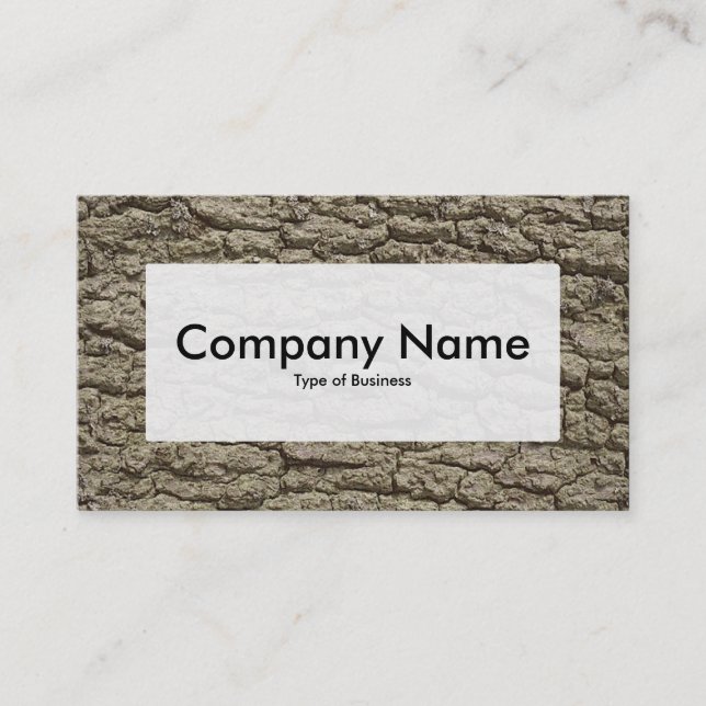 Centre Label v3 - Bark 02 Business Card (Front)
