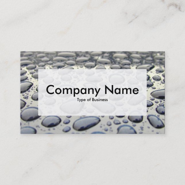 Centre Label v3 - Car Hood Business Card (Front)