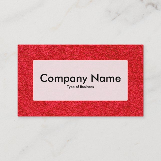 Centre Label v3 - Carpet 01 Business Card (Front)