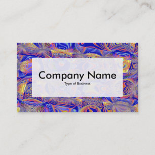 Centre Label v3 - Fractal Abstract 061012a Business Card