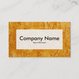 Centre Label v3 - Wood 03 Business Card