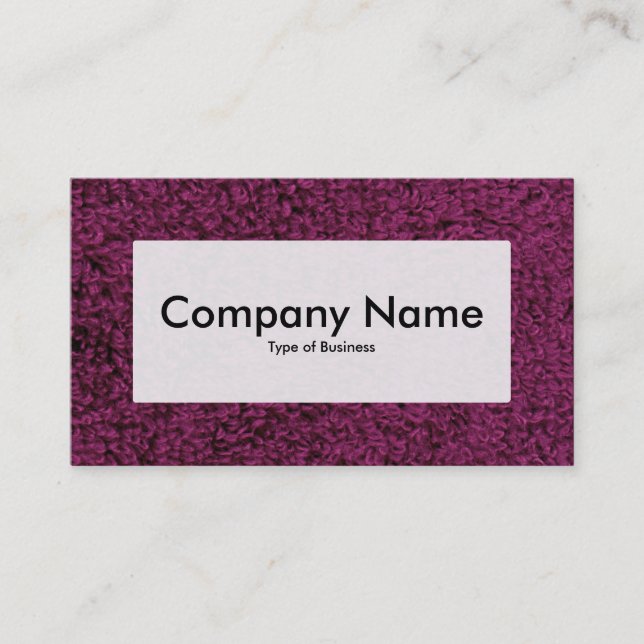 Centre Label v3 - Woolly Carpet 02 Business Card (Front)