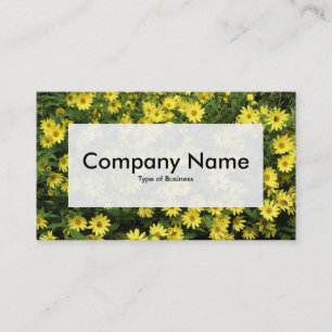 Centre Label v3 - Yellow Daisies Business Card
