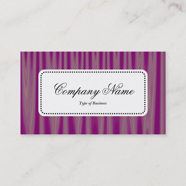 Centre Label v5 - Drapery 06 Business Card (Front)