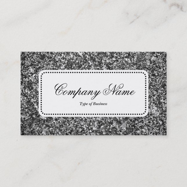 Centre Label v5 - Granite 01 Business Card (Front)