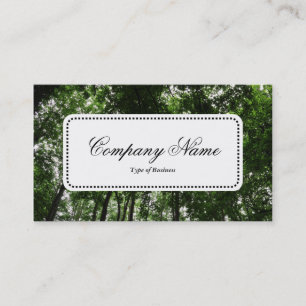 Centre Label v5 - Woodland Canopy 01 Business Card