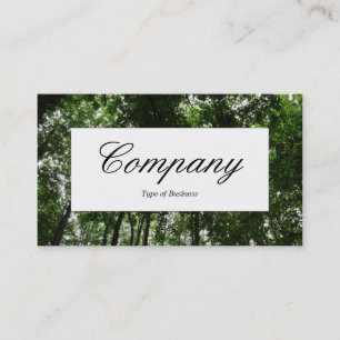 Centre Label - Woodland Canopy 01 Business Card