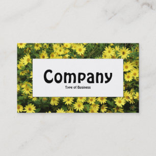 Centre Label - Yellow Daisies Business Card