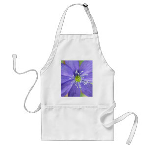 Centre of a blue flower with white stamps standard apron