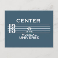 Centre of the Musical Universe Alto Clef Blue