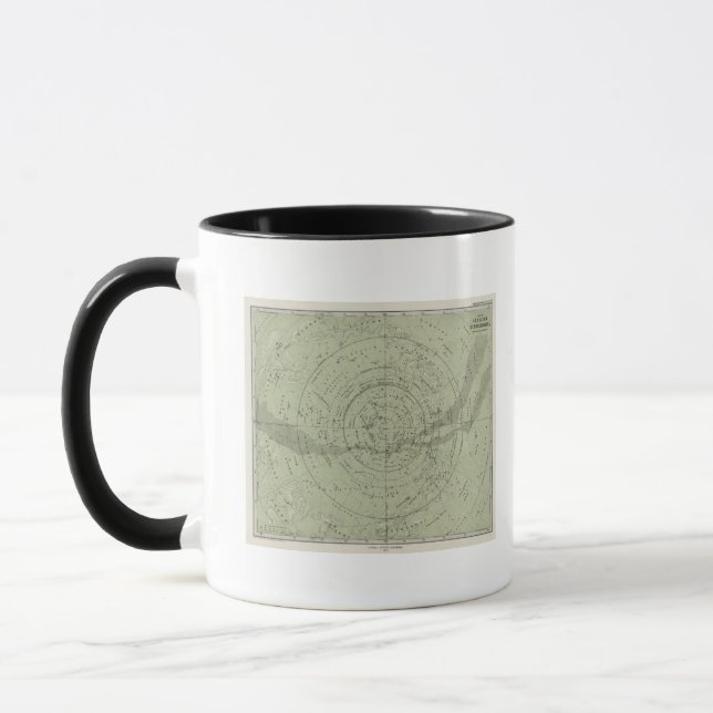 Centre of the Southern Sky map Mug (Left)