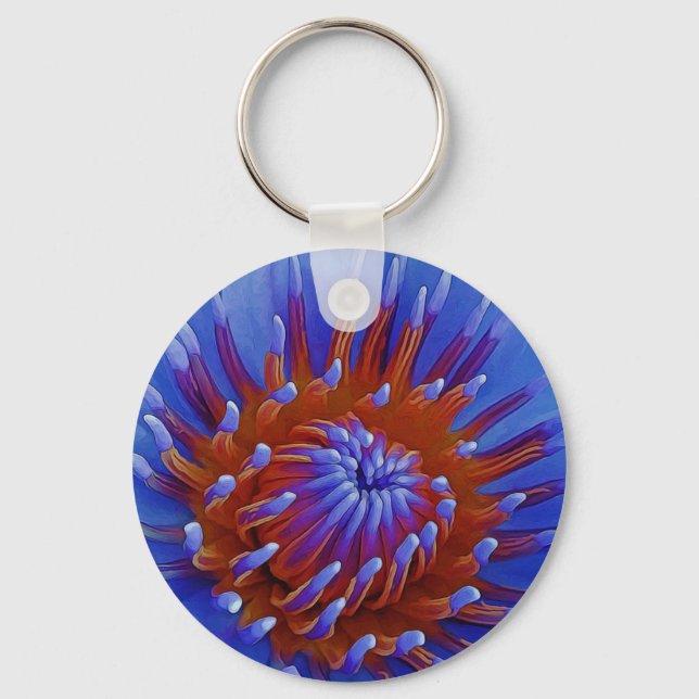 Centre of the Water Lily Key Ring (Front)