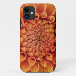 Centre Orange Dahlia Flower Case-Mate iPhone Case